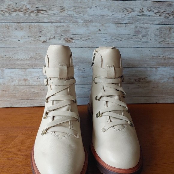 TIMBERLAND BOOT CO LACE ANKLE BOOT WHITE GRAIN - Picture 6 of 6